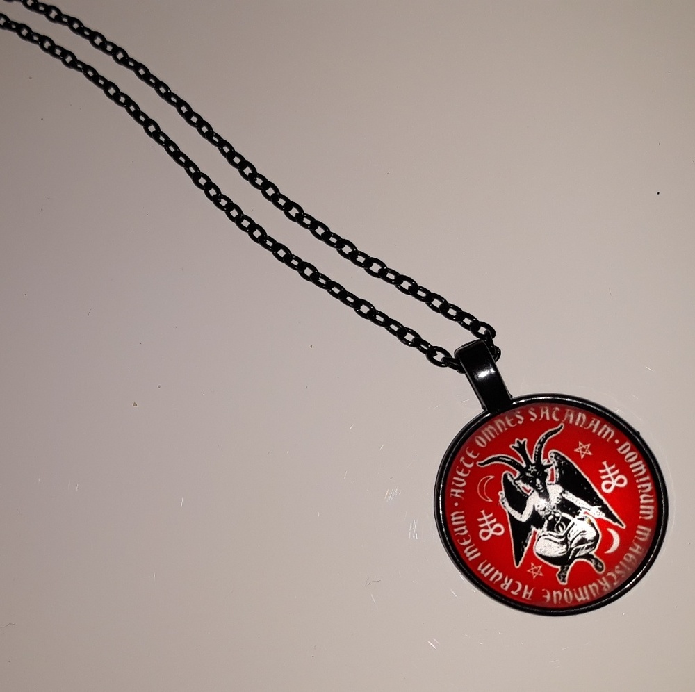New occult baphomet necklace